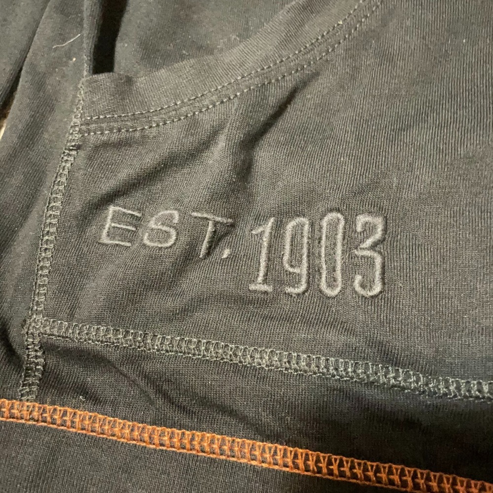 Harley Davidson Motorcycles Mens Black Zip Up Hoodie EST 1903 Graphic Size M - Picture 4 of 8